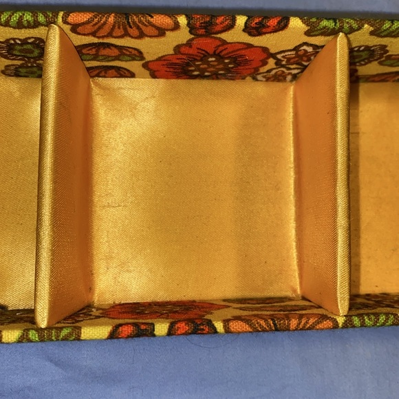 Set of 4 Vintage 1970’s Satin Lined Drawer Dividers - Picture 2 of 4